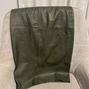 Leather skirt